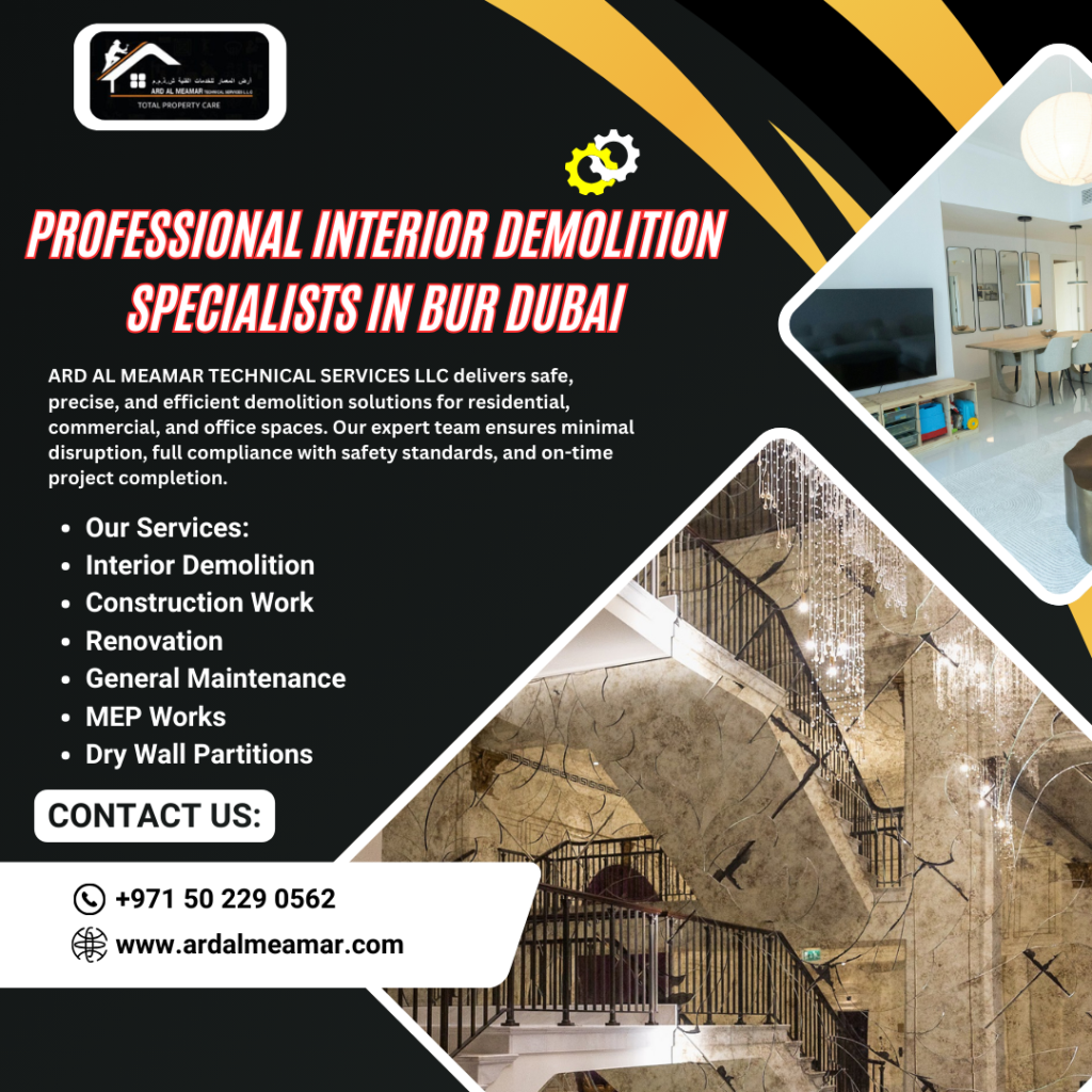 professional interior demolition specialists in bur dubai