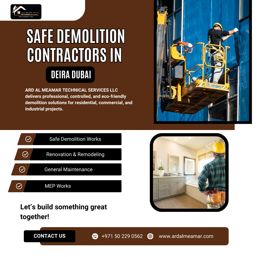 safe demolition contractors in deira dubai