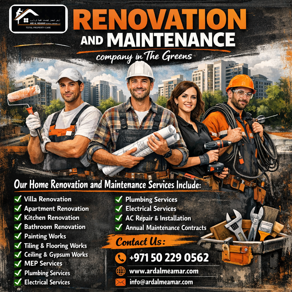 Renovation & Maintenance Company in The Greens