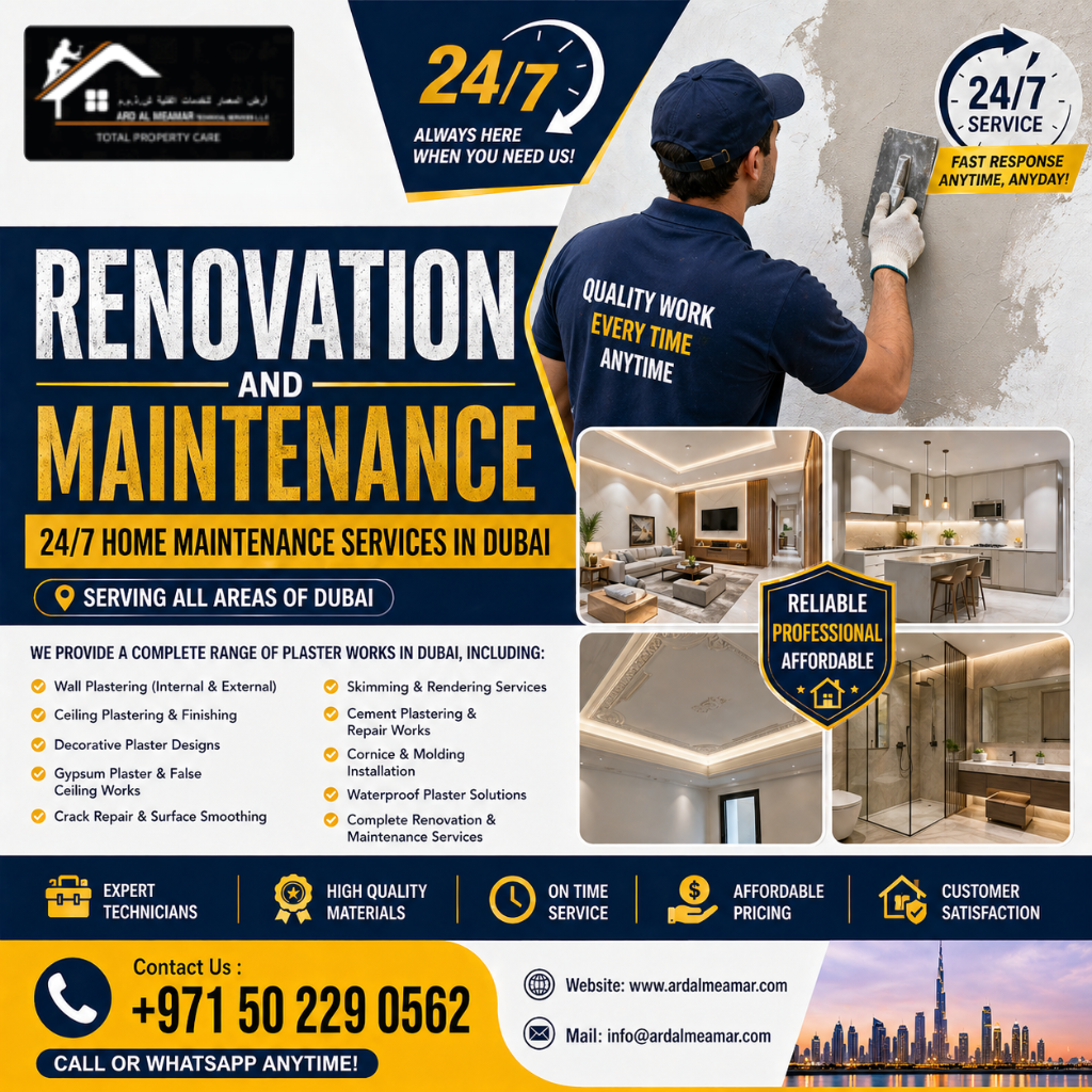 247 home maintenance services in dubai