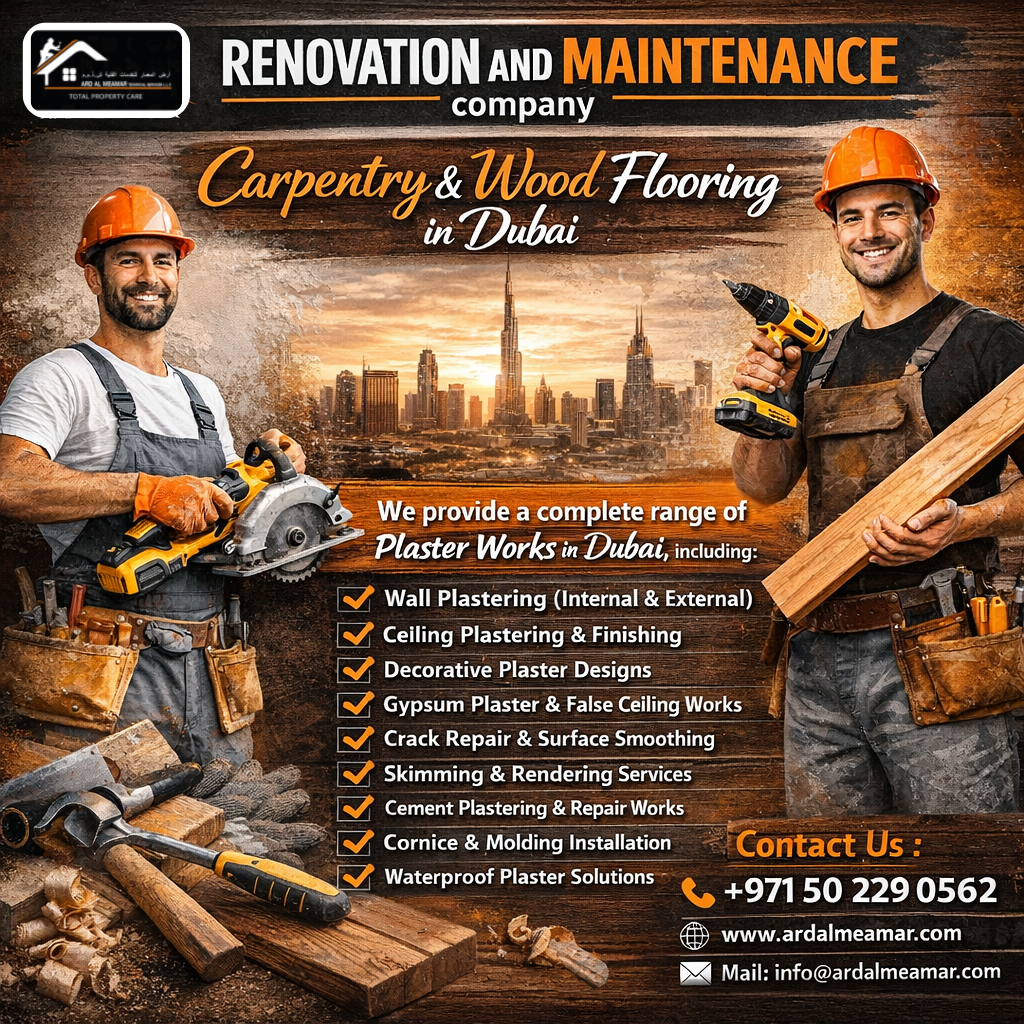 carpentry and wood flooring in dubai
