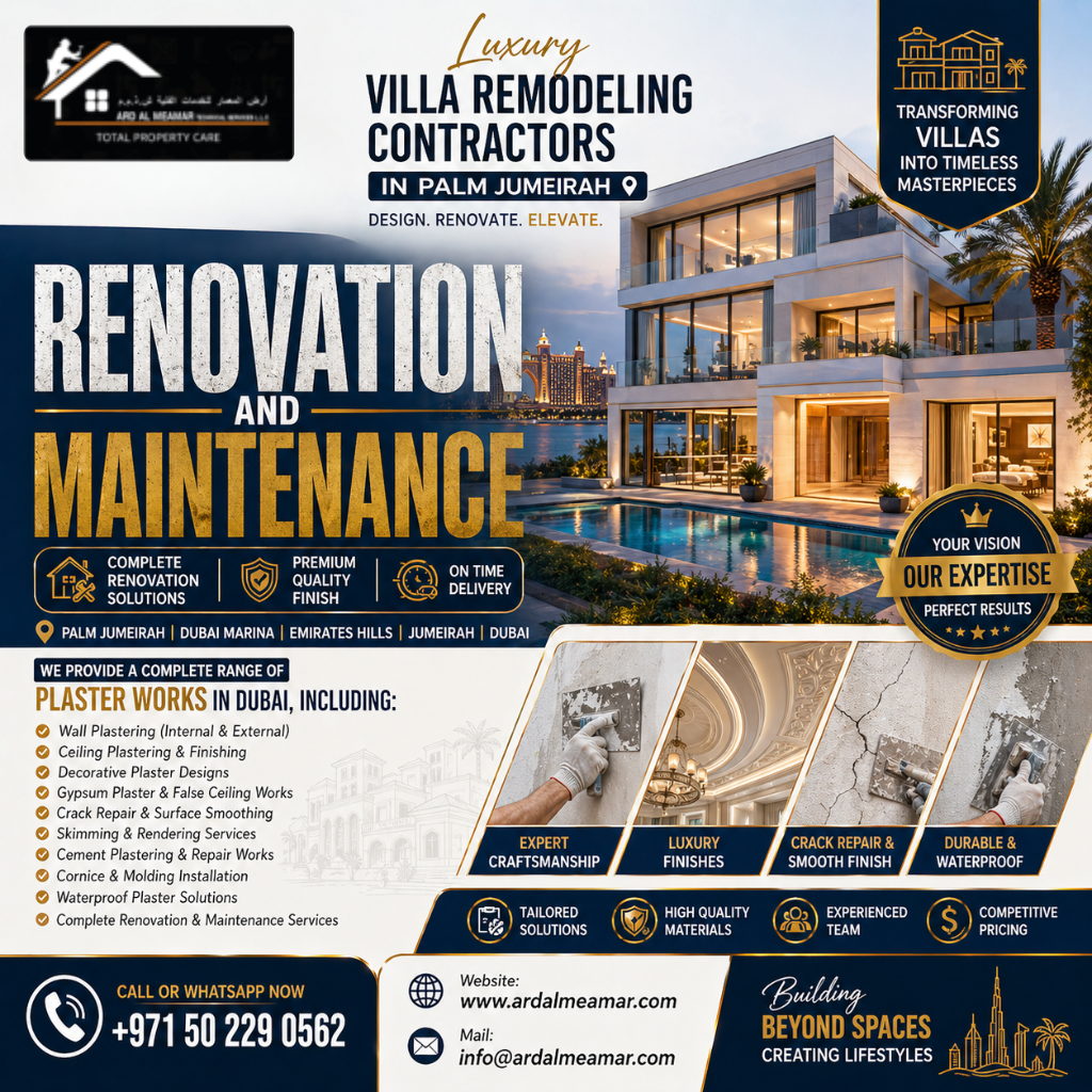 luxury villa remodeling contractors in palm jumeirah