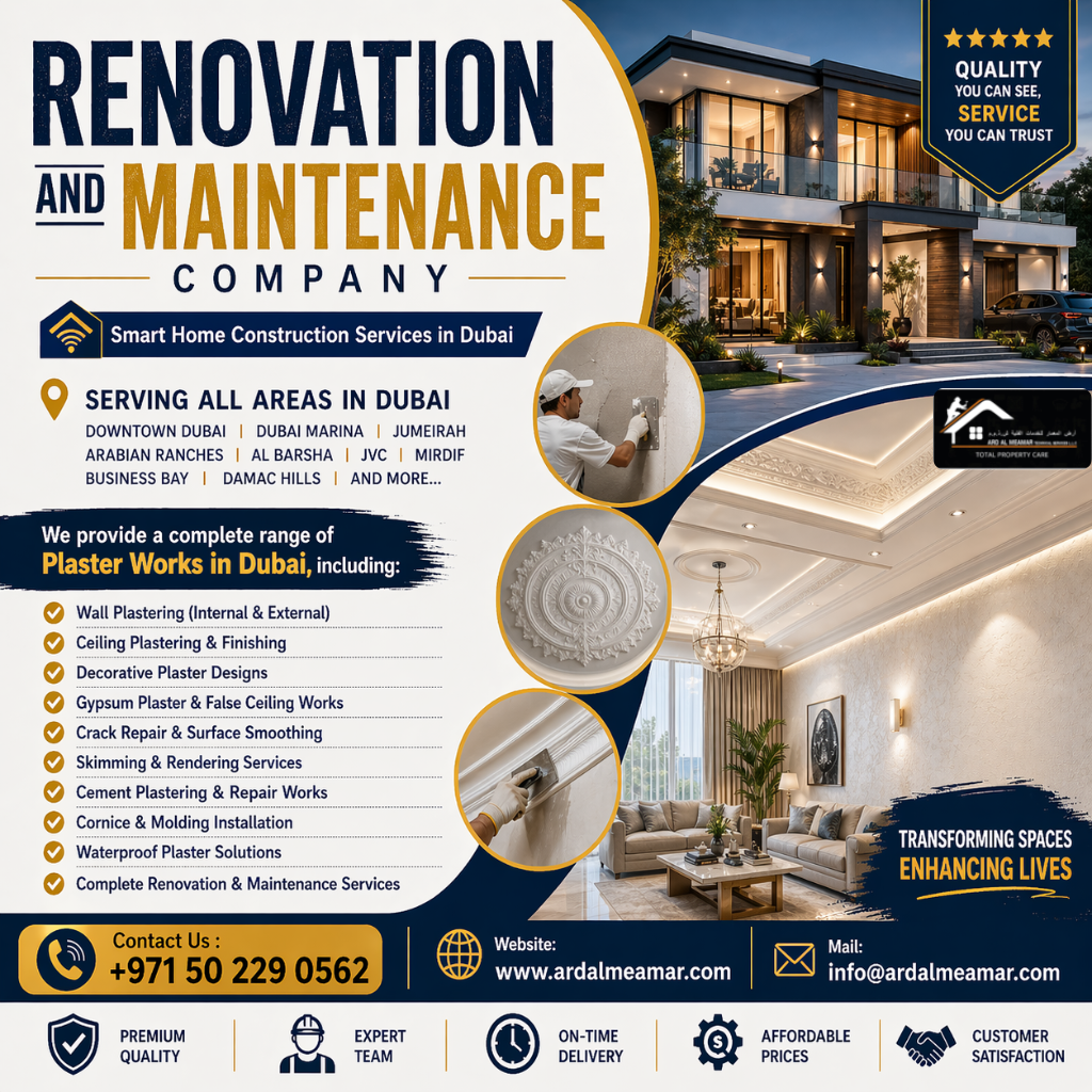 smart home construction services in dubai