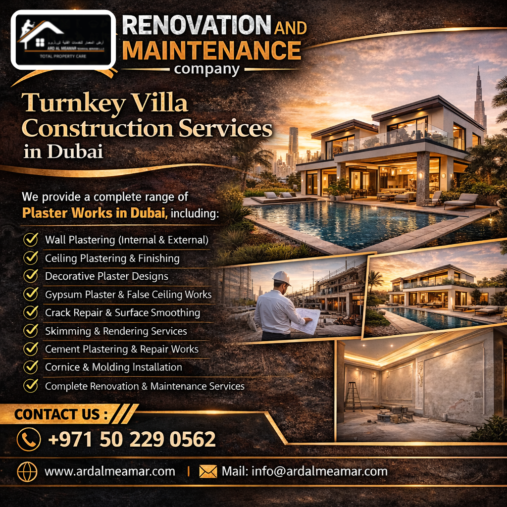 turnkey villa construction services in dubai