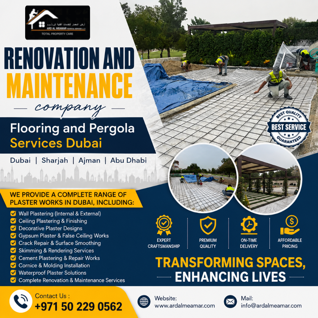 flooring and pergola services dubai