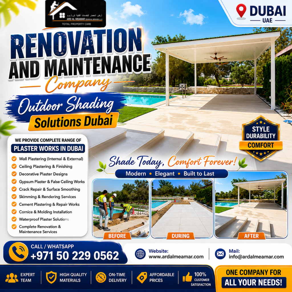 outdoor shading solutions dubai