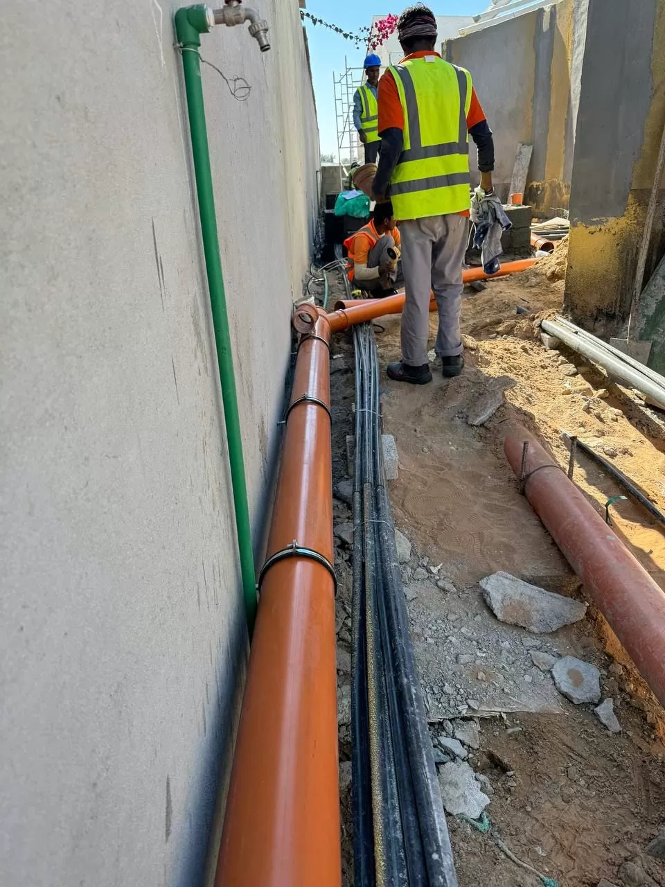 Plumbing work