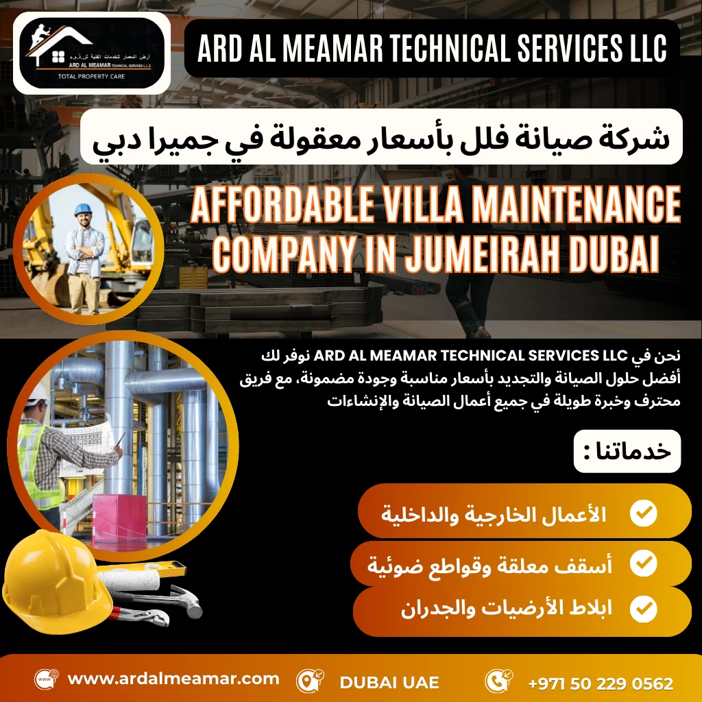 affordable villa maintenance company in jumeirah dubai