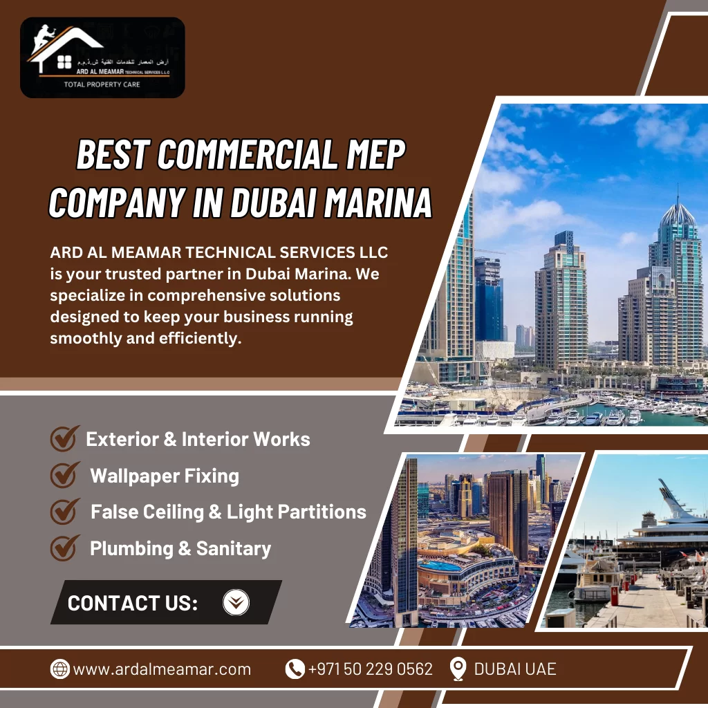 best commercial mep company in dubai marina