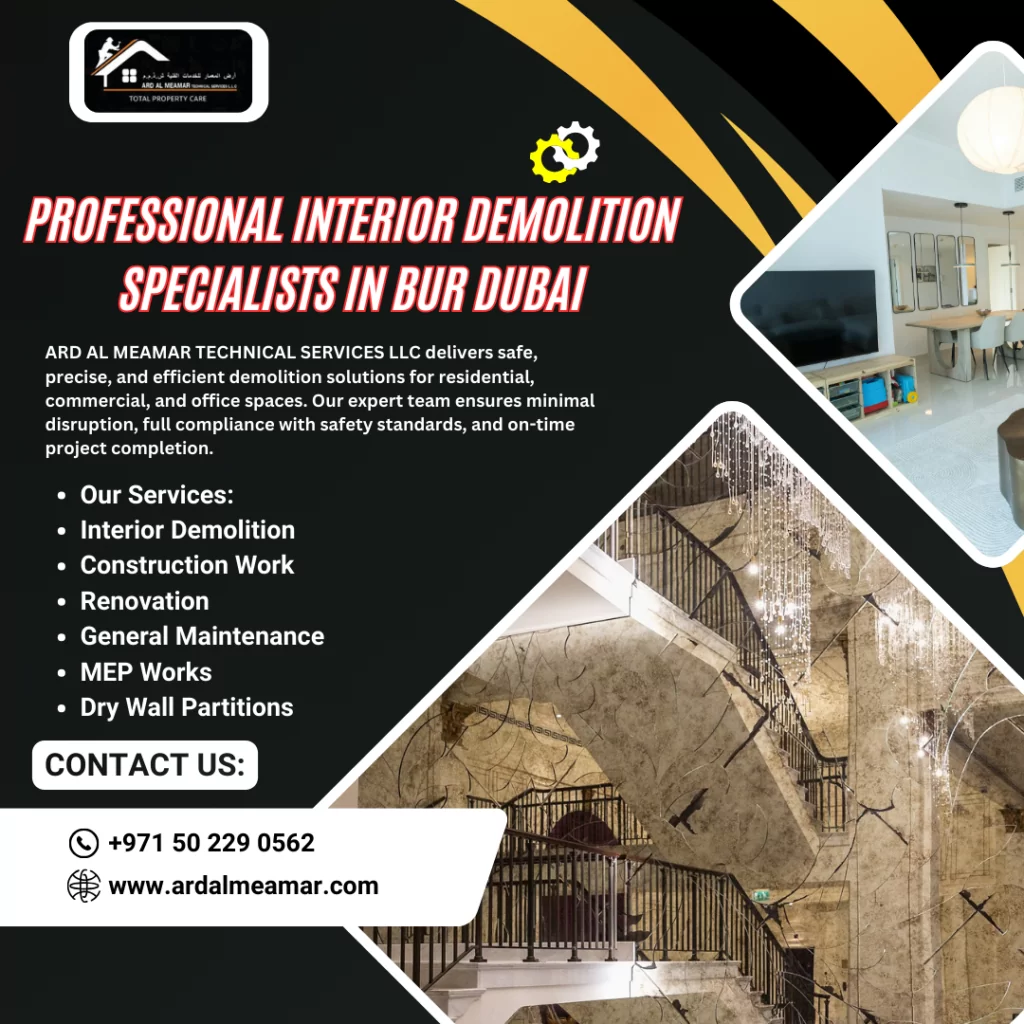 professional interior demolition specialists in bur dubai