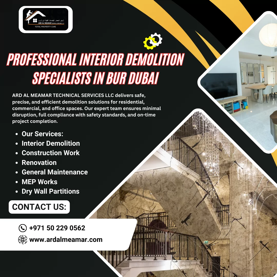 professional interior demolition specialists in bur dubai