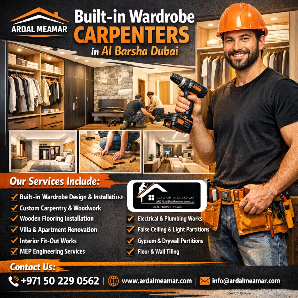 Built-in Wardrobe Carpenters in Al Barsha Dubai