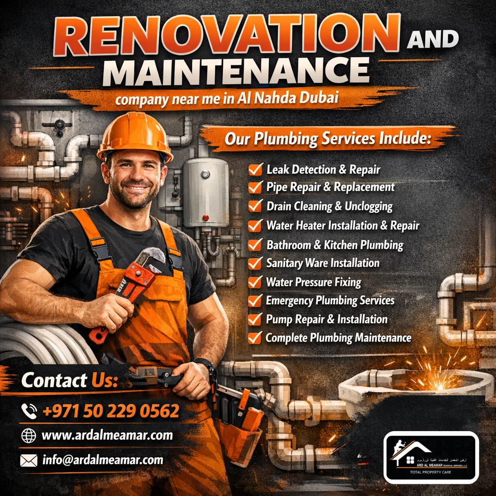 Affordable plumber near me in Al Nahda Dubai