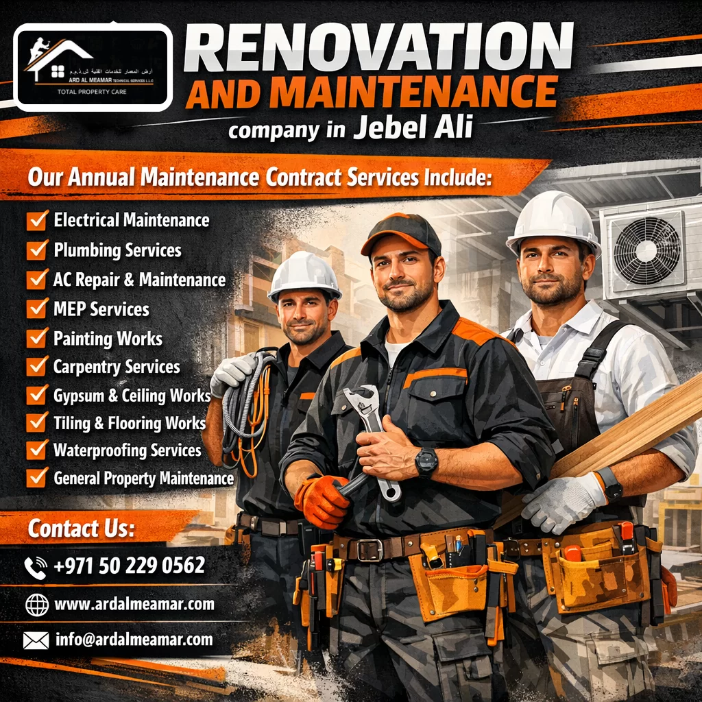Annual Maintenance Contract in Jebel Ali | 050 229 0562 Annual Maintenance Contract in Jebel Ali