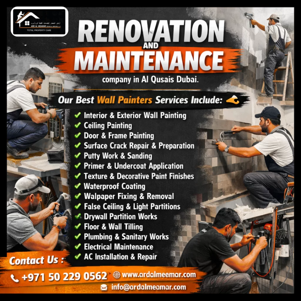 Best wall painters in Al Qusais Dubai | 050 229 0562 Best Wall Painters in Al Qusais Dubai