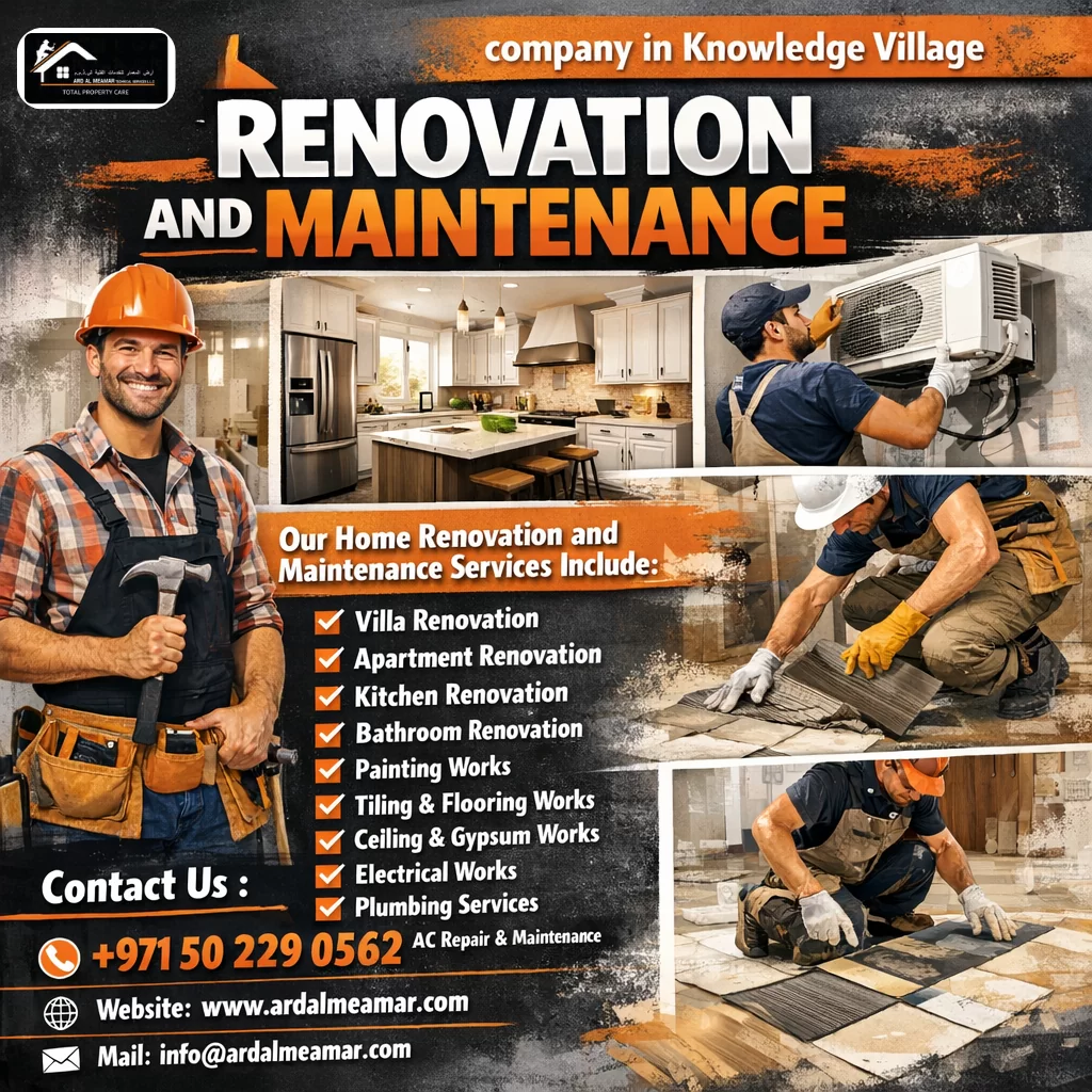 Home Renovation and Maintenance in Knowledge Village