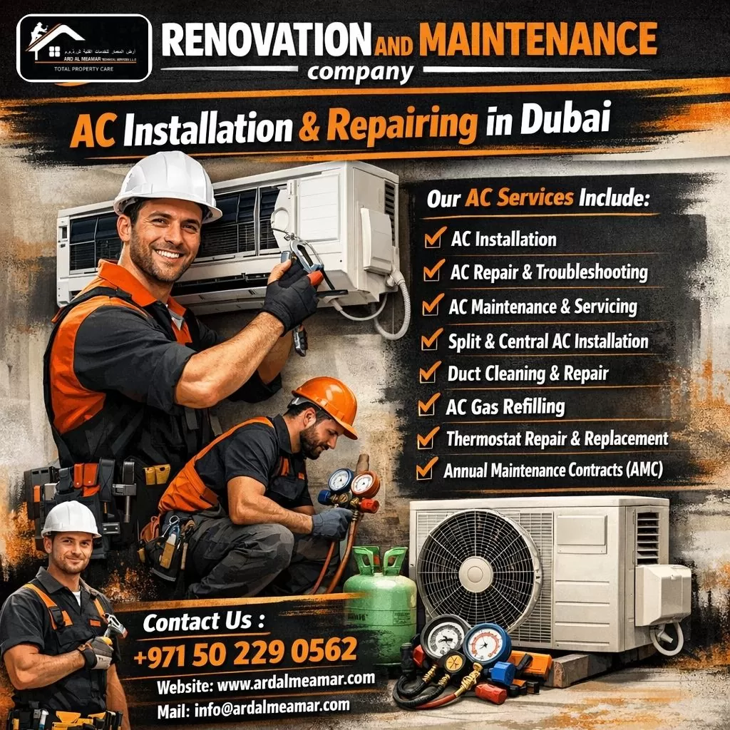 AC Installation & Repairing in Dubai