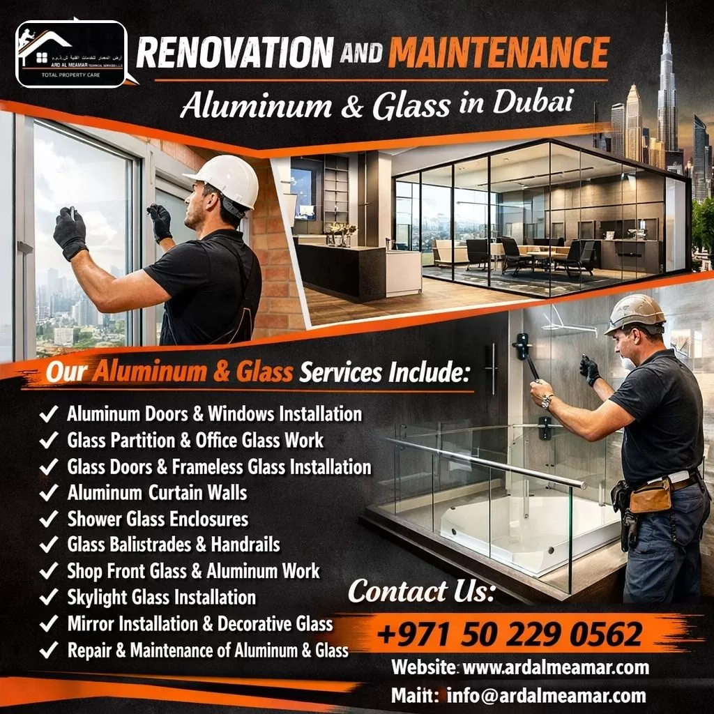 Aluminum & Glass in Dubai