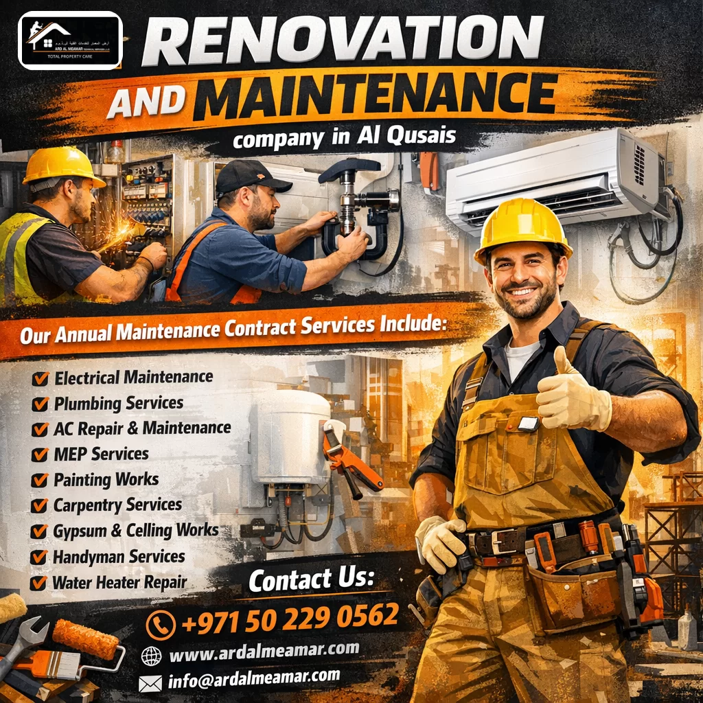 Annual Maintenance Contract in Al Qusais | 050 229 0562 Annual Maintenance Contract in Al Qusais