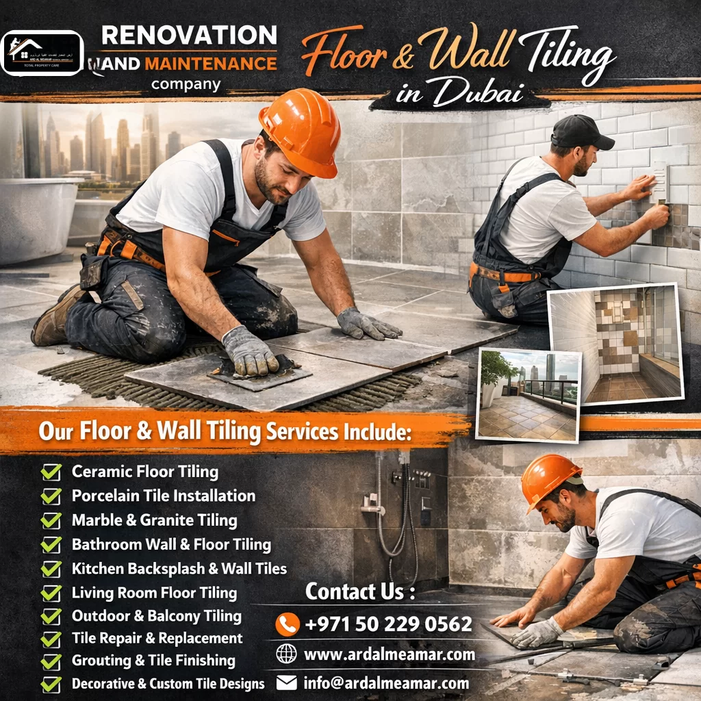 Floor & Wall Tiling  in Dubai