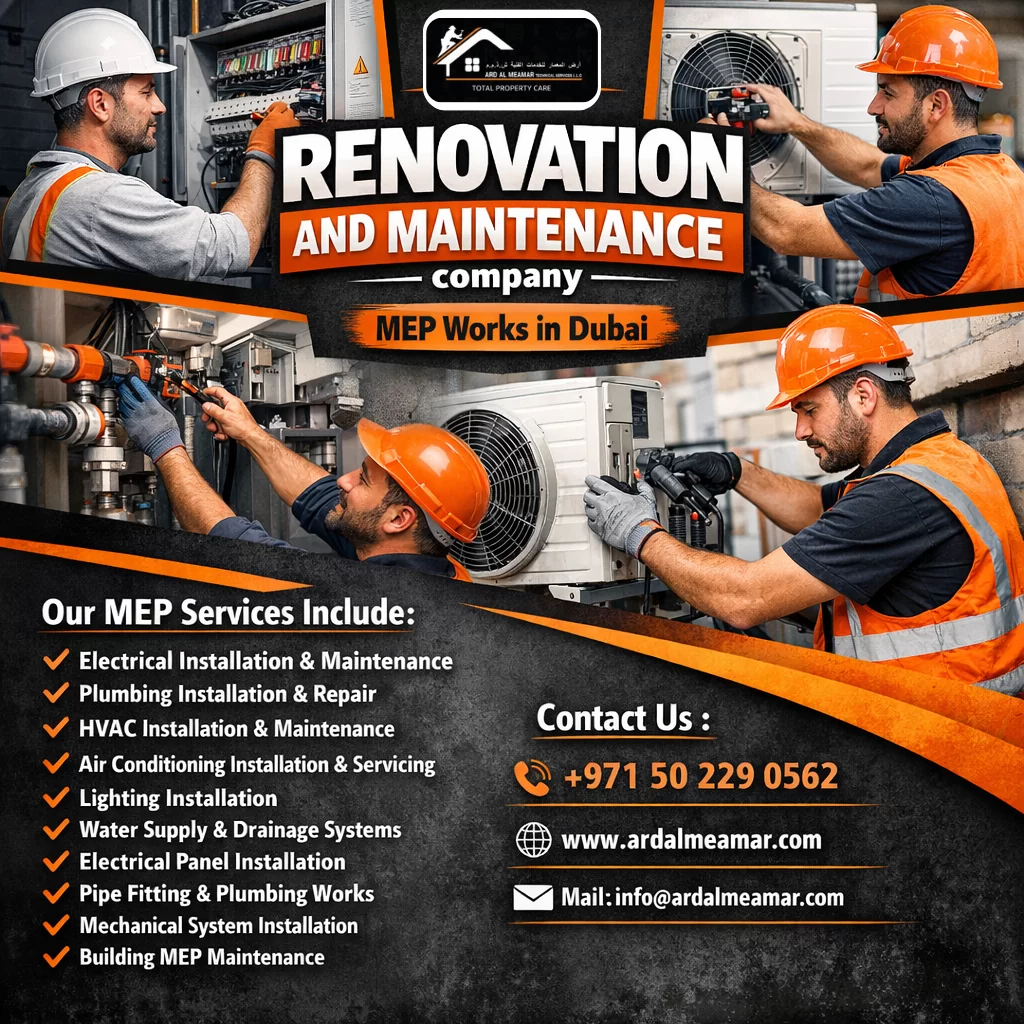 MEP Works in Dubai
