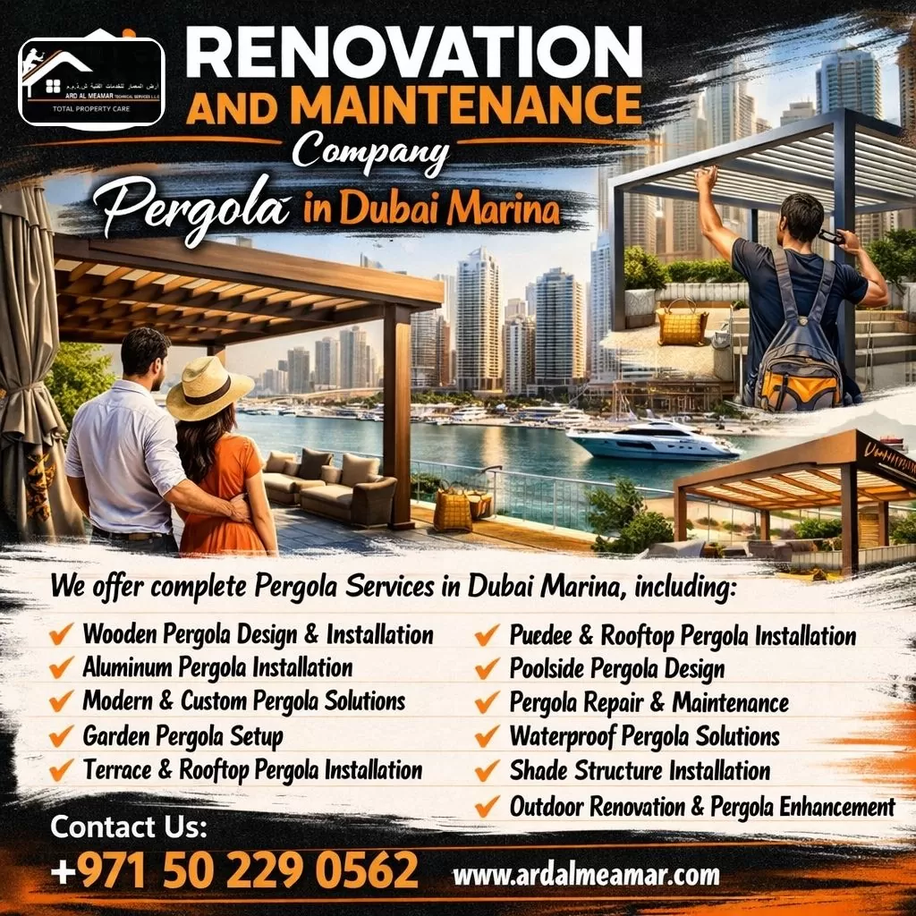 Pergola in Dubai Marina