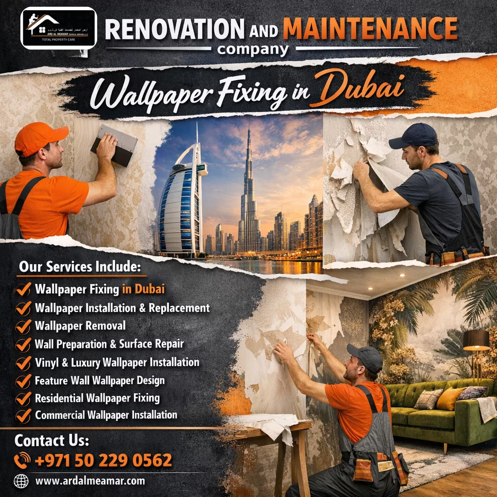 Wallpaper Fixing  in Dubai