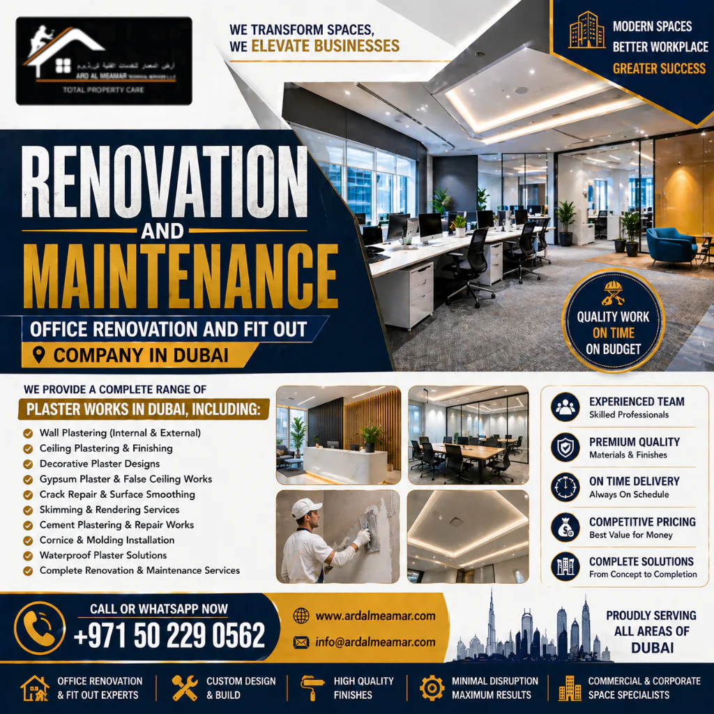 office renovation and fit out company in dubai