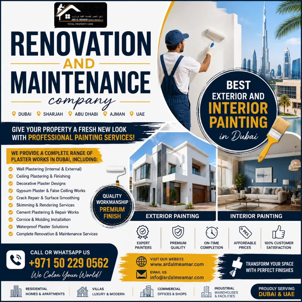 best exterior and interior painting in dubai