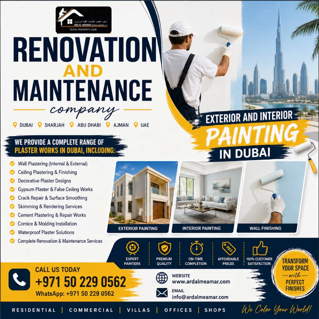 exterior and interior painting in dubai
