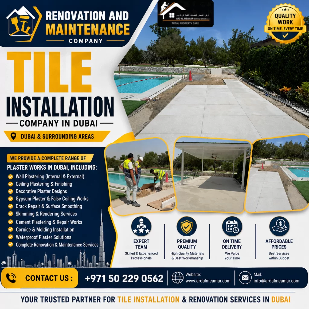 tile installation company in dubai