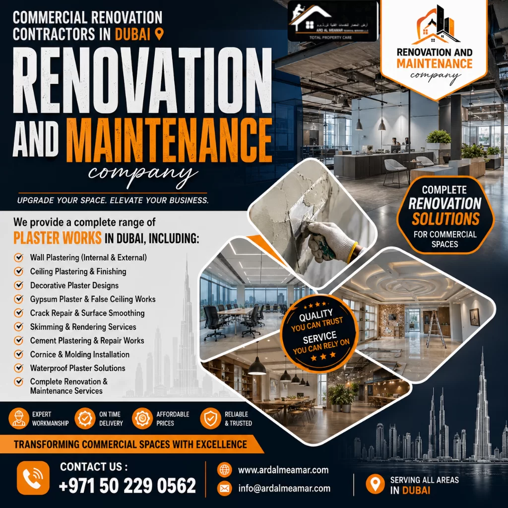 commercial renovation contractors in dubai