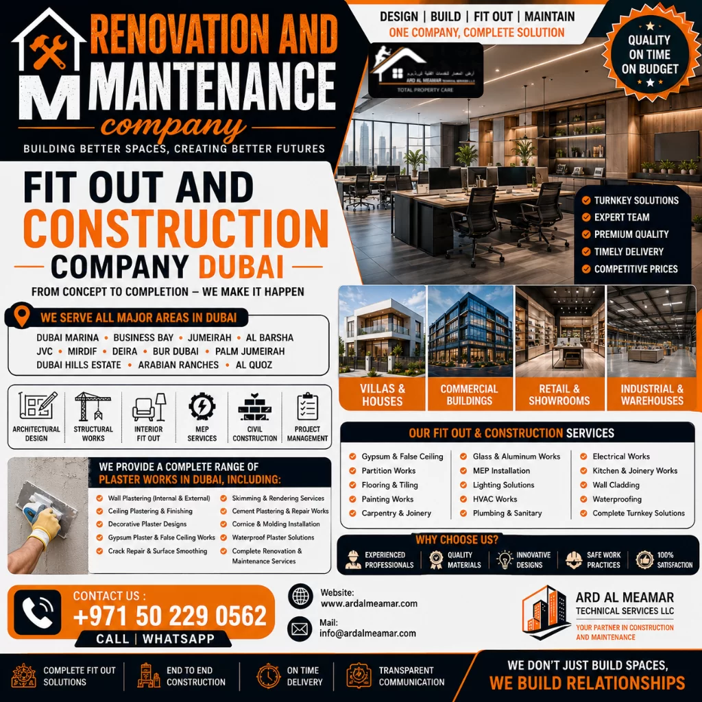 fit out and construction company dubai