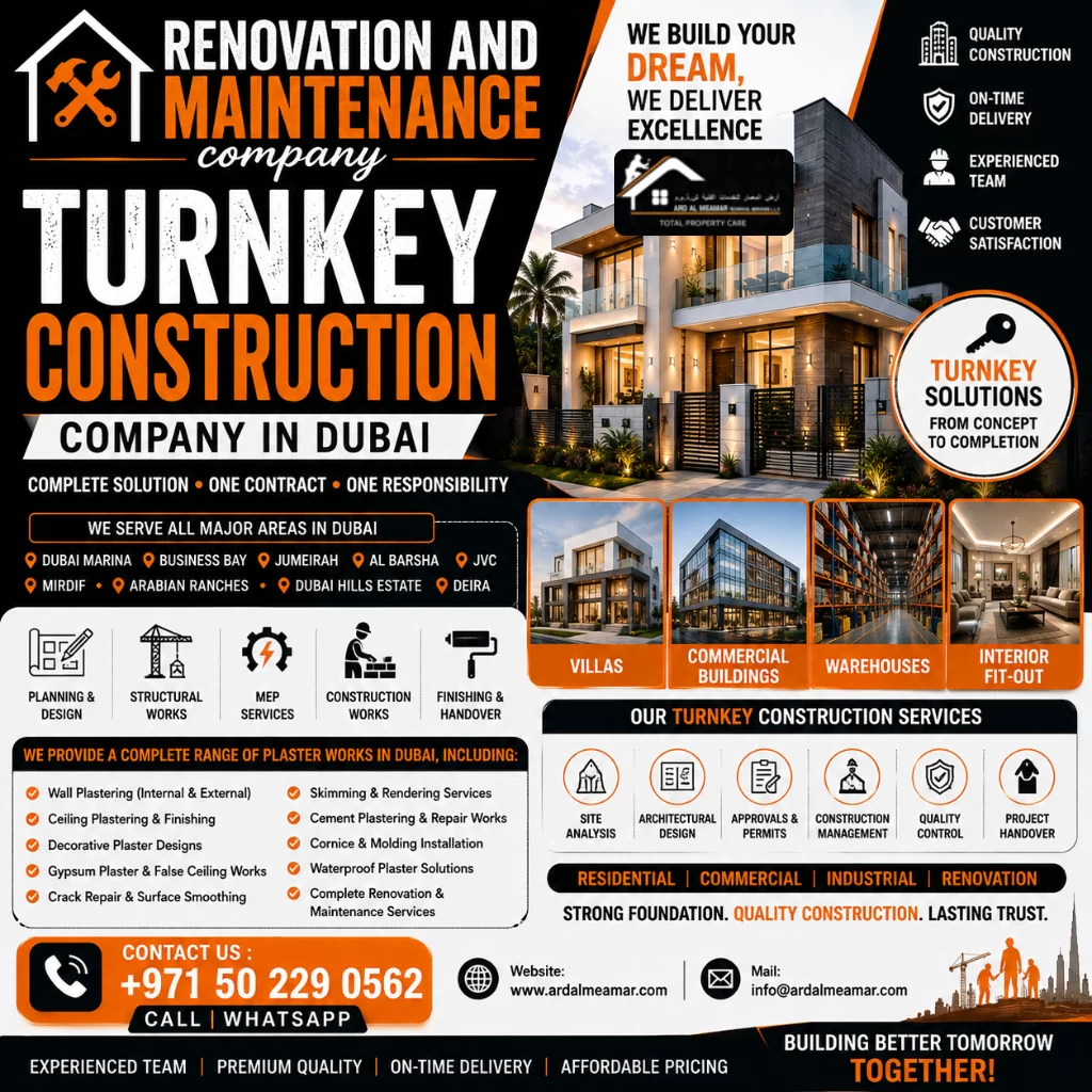 turnkey construction company in dubai