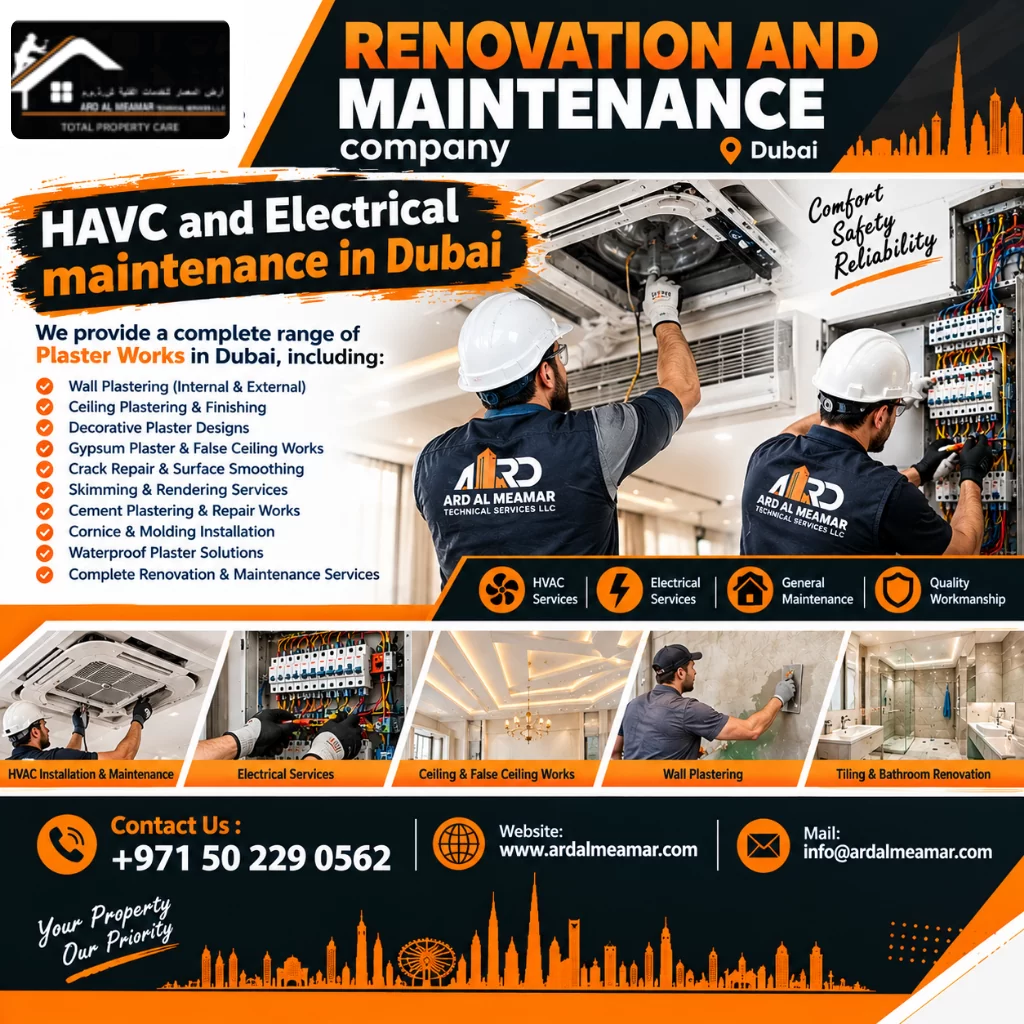 HAVC and Electrical maintenance in Dubai