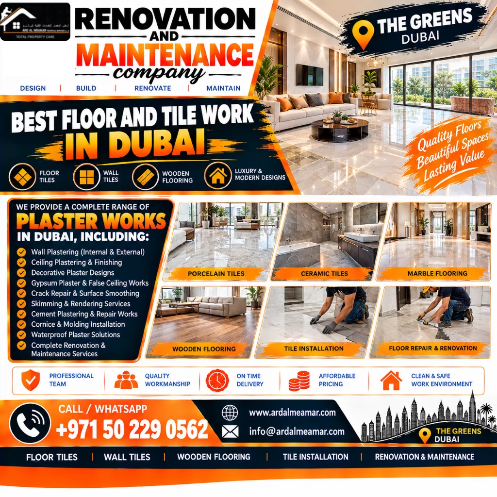 best floor and tile work in dubai