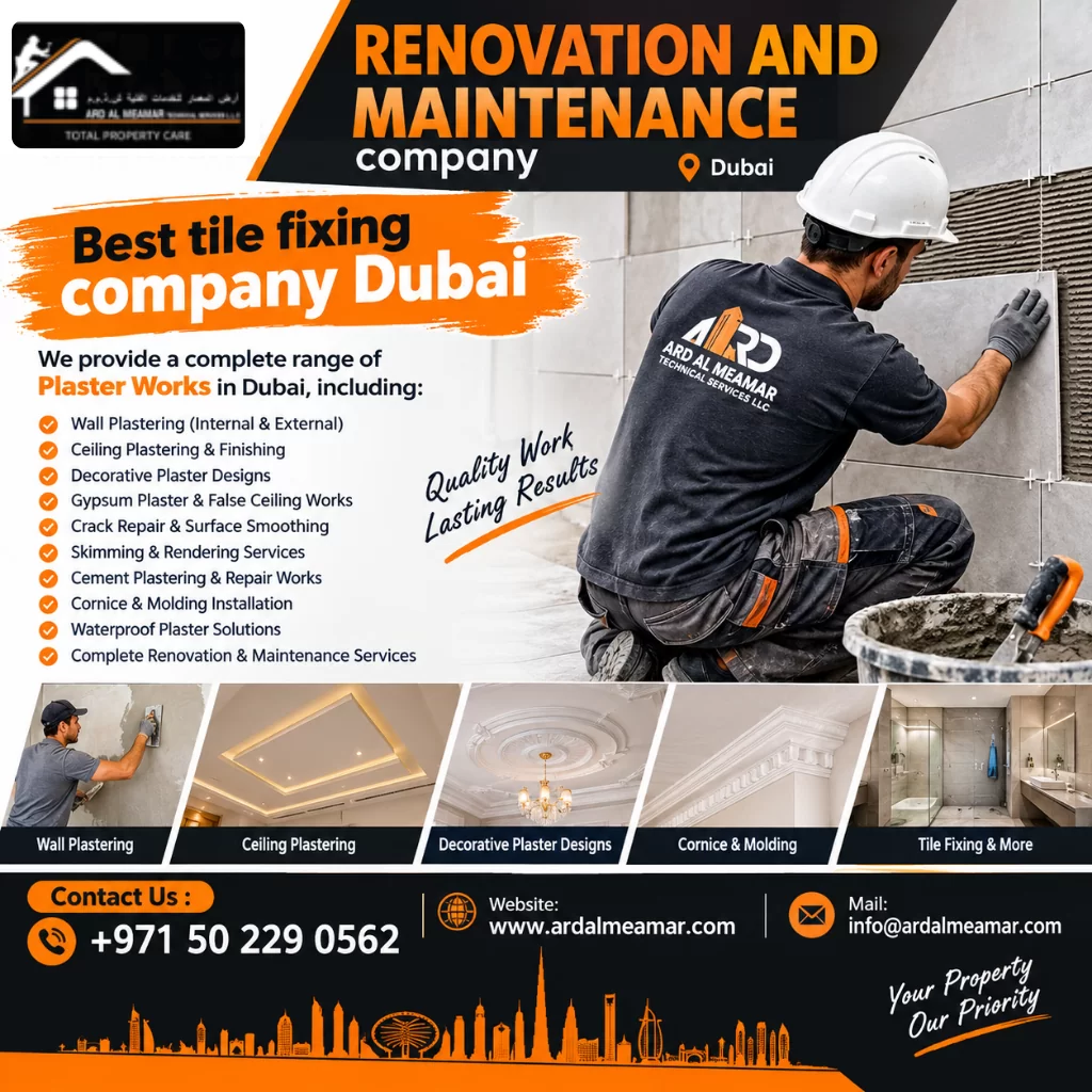 best tile fixing company dubai